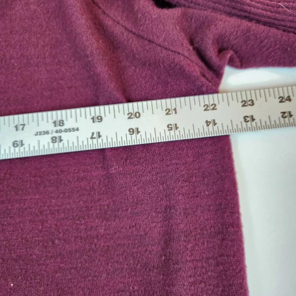 Rafaella Womens XLP‎ Petite  Cable Knit Sweater Burgundy Casual Soft Top NEW NWT